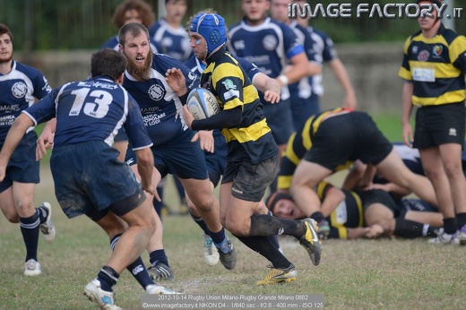 2012-10-14 Rugby Union Milano-Rugby Grande Milano 0662